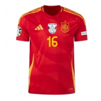 Camiseta España Rodri Hernandez #16 Primera Equipación Eurocopa 2024 manga corta